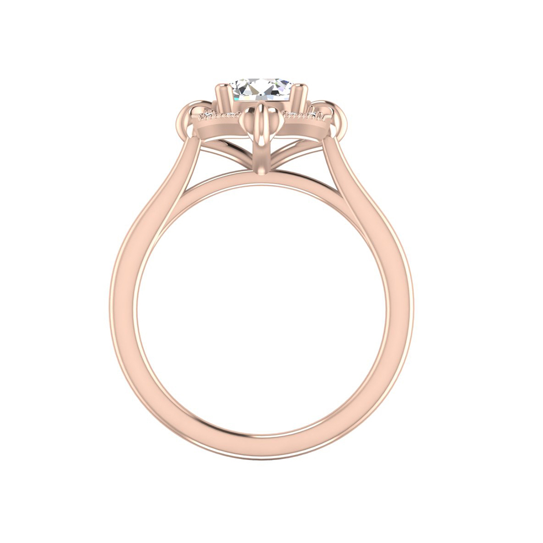 Kiara Halo Engagement Ring